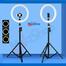 10 Inch Ring Light with 7Fit Light Stand Photo Studio Camera Makeup for Smartphone YouTube Facebook live Video image