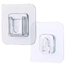 10-Pair Seamless Waterproof Double-Sided Adhesive Hooks – Reusable Socket Holder and Cable Organizer for Wall Storage image
