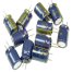 10 Pcs- Radial 220uf 25 Volt Electrolytic Capacitors 220uf 25 Volt Radial Polarized Aluminum Electrolytic Capacitor Tht Electrolytic Radial Capacitors Electronics Circuitry And Parts image