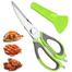 10 in 1 Household Scissors with Magnetic Holder - (Random) image