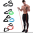 120cm Yoga Pull Rope Elastic Resistance Bands Fitness Workout Exercise Tubes Practical Training Rubber Tensile Expander image