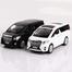 1:24 Toyota Alphard Vellfire Luxury Alloy Diecast Car Model Car Metal Car with Sound/Light/Pull Back Function Kid Gift image