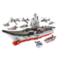 1265 Pcs New Warship Aircraft Carrier Lego Set For Kids Military Building Blocks 25 Style Big Size Lele Brother 8565 Model -248485033 image