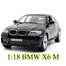 1:26 Scale Diecast Bmw X6 Suv Model Black image