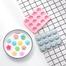12 Grid Flower Shape Ice Cube Jelly Pudding Cake Baking Tray Mold image