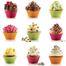 12pcs/lot 7cm Silicone Reusable Cake Mold Muffin Cupcake Jelly Baking Nonstick Maker Mould Pastry Holder Cup Cooking Tools image