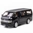1:32 Toyota Hiace Van Diecasts Alloy Car Luxurious Simulation Toy Vehicles Metal Car 6 Doors Open Model Car Sound Light Toys For Gift image