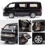 1:32 Toyota Hiace Van Diecasts Alloy Car Luxurious Simulation Toy Vehicles Metal Car 6 Doors Open Model Car Sound Light Toys For Gift image