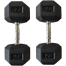 15 KG Hex Dumbbell 1 Pair Total 30 KG - Black image