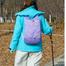 16L Foldable Hiking Backpack – Lightweight Packable Water-Repellent Daypack, Ultralight Collapsible Rucksack for Travel, Gym and Outdoor Sports (Purple) image