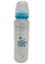 Alpha Baby Feeding Bottle with Soft Silicone Nipple 240ml (Glass) - Blue image
