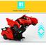 1: 12 remote control deformation simulation vehicle, New Transformation Car Toy Lamborghini Car Robot for Kids, RC Car One Button Transforms into Robot, Remote Control Transforming Robot for boy girl kids image