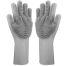 1 Pair of Silicone Gloves Kitchen Cleaning Dishwashing Gloves (Any Colour). image