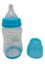 Alpha Baby Feeding Bottle with Soft Silicone Nipple 9OZ/250ml - Blue image