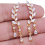 2025 Trendy Angle Wings Crystal Drop Earrings For Women Long Leaf Pendant Dangle For Girls Jewelry Gift Party For Female Wedding image