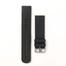 20MM Plain Silicone Watch Strap – Black Color image