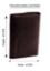 Chocolate Leather Card Holder SB-W120 image