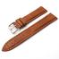 22mm Leather Strap for Smartwatch – Brown Color image