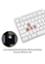 Rapoo Backlit Mechanical Keyboard White image