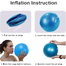 25 cm Yoga Pilates Ball Gym Core Indoor Training Mini Balls - Spots image