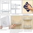 2 Layer Aluminium Bathroom Corner Triangle Rack Holder Shelf Storage image