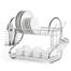 2 Layer Multipurpose Kitchen Dish Drainer Rack image