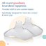 2 Piece Semi-circle Nipple Shield with Carrying Boxes Breastfeeding Nipple image