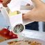 2 in 1 Multi Purpose Rotary Drum Dry Cheese Grater Fruit Slicer (Multicolor) image