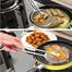 2 in 1 Multi-functional Oil Filter Spoon - Stainless Steel Fine Mesh Strainer Tongs Oil Filter Spoon - Kitchen Oil-Frying BBQ Filter, For Clip Oil-Frying Food image