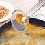 2 in 1 Multi-functional Oil Filter Spoon - Stainless Steel Fine Mesh Strainer Tongs Oil Filter Spoon - Kitchen Oil-Frying BBQ Filter, For Clip Oil-Frying Food image
