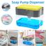 2-in-1 Soap Dispenser Pump and Sponge Caddy for Kitchen Bathroom Soap Dish and Clean Sponge Bathroom Dispenser Tools image