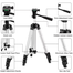 3110A Aluminum Alloy Tripod for Mobile and Camera - Black image