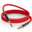 3.5mm Auxiliary Audio Music Cable - Red image