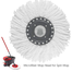 360° Spin Mop Head Refill - Absorbent Microfiber Replacement for Easy Floor Cleaning (1 Pair) image