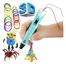 3D Painting pen supplies Crafting Doodle Drawing Arts Printer PLA/ABS Filaments Kid Gift Pink 1Pc image