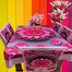 3D Print Premium Dining Table Cloth And Chair Cover Set 7 in 1 image