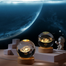 3D Saturn Crystal Ball 6cm With Wooden Frame Engraved Glass Globe Led Night Lamp Solar System Planets Night Light Home Decor Gift For All Ages image