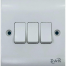 ZAK 3 Gang 1 way switch (Business series) image