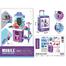 3 IN 1 Bowa Makeup Beauty Suitcase Luggage Mobile Dresser Toys Pretend Play Stall Set - 38pcs image
