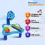 3 In 1 Kids Drawing Activity Kit Screen Projector Table With Color Pencil And Duster image