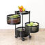 3 Layer Round Shape Kitchen Rack image