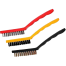 3 PCS Wire brush set,Copper wire, steel wire, nylon,Industrial brush, car cleaning,Polishing,cleaning the gap,Cleaning rust image