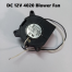 4020 BLOWER FAN Cooling Blower Fan DC 12V 40x20mm Radial Turbine Blower Brushless Exhaust Fans 4020 With Short Cables 12V Fans 12V Cooling Fans image