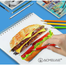 Acmeliae Color Pad For Oil Based Color Pencils (30 Page, 160g, A4 297*210mm) image
