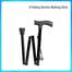 4 Folding Section Folding Walking Stick (Any Color) image