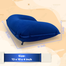 4 In 1 Inflatable Travelling Pillow Set With Eye Mask, Ear Plugs And Pouches (travelling_pillow_1_blue) Blue image