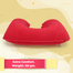 4 In 1 Inflatable Travelling Pillow Set With Eye Mask, Ear Plugs And Pouches (travelling_pillow_1_red) Red image