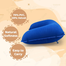 4 In 1 Inflatable Travelling Pillow Set With Eye Mask, Ear Plugs And Pouches (travelling_pillow_1_blue) Blue image