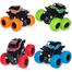 4 Pack Monster Truck Toys for Boys Girls, Inertial Pull Back Vehicle Sets, Friction Driven Push and Go Toy Cars, Christmas Gift, Birthday Party Supplies for Toddlers Ages 3Plus image