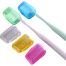 Protective Case Handheld Toothbrush Cap, Brush for Traveling - 5 Pcs image
